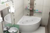 Ванная комната 3D дизайн 2014 вид сверху