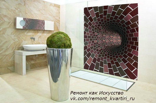 прямоугольная плитка мозаика для ванной комнаты 