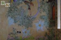 художественная роспись детской комнаты по мотивам сказки Питер Пен