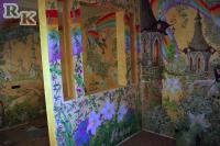 роспись стен и перегородки детской комнаты
