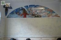 Кай и Герда - художественная роспись стены, по мотивам сказки Х.К. Андерсена «Снежная королева»
