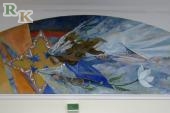 фото художественной росписи стены по мотивам сказки Снежная королева