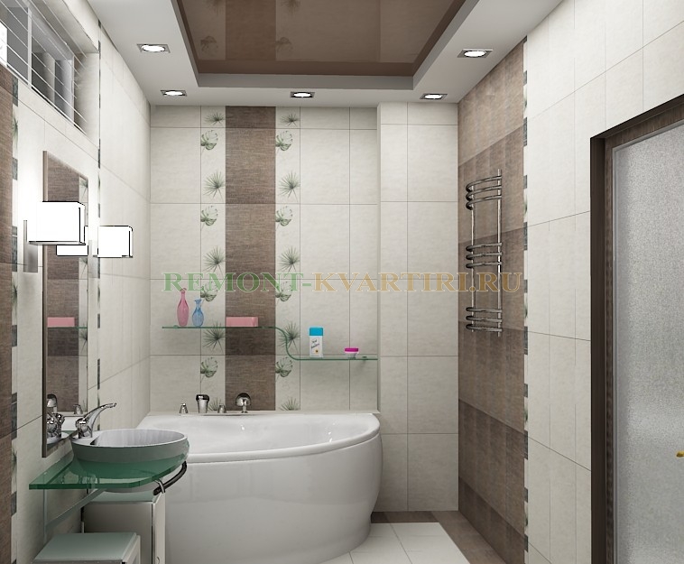 Ванная комната дизайн 3д