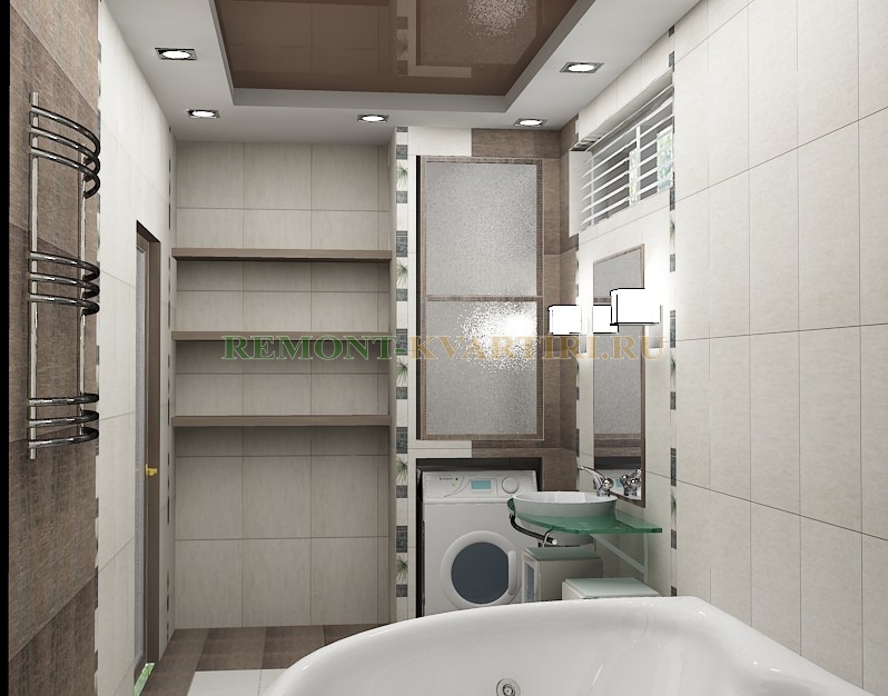Элитная ванная комната 3D