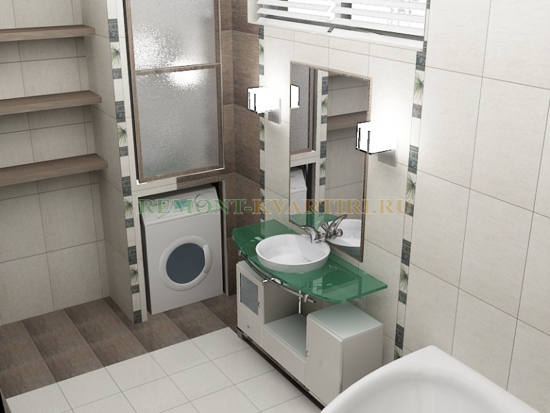 Ванная комната 3D дизайн 2014
